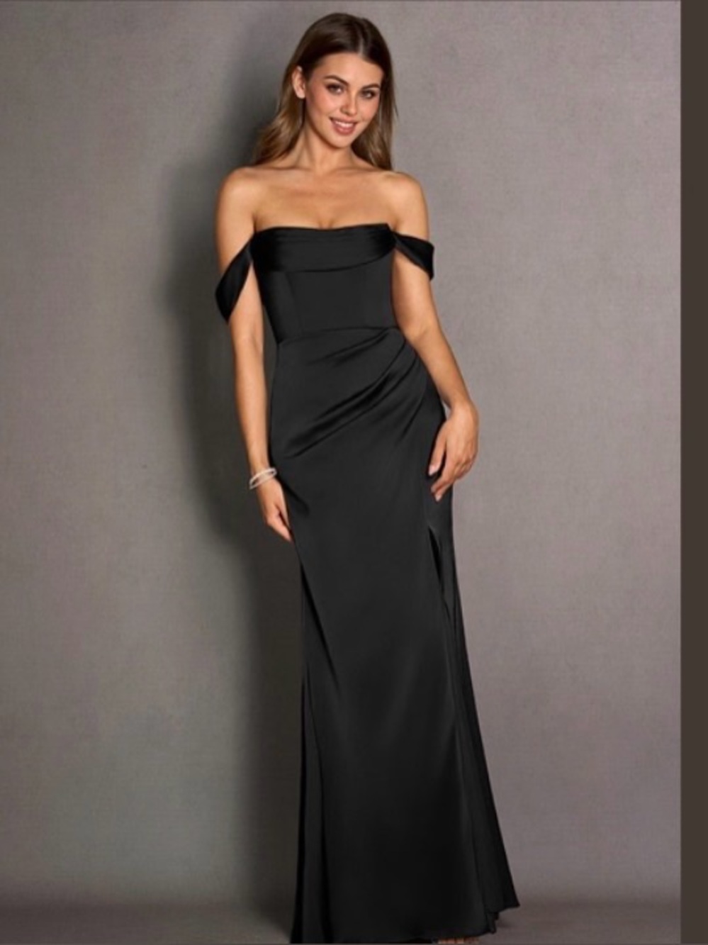 Black Off-Shoulder Dress